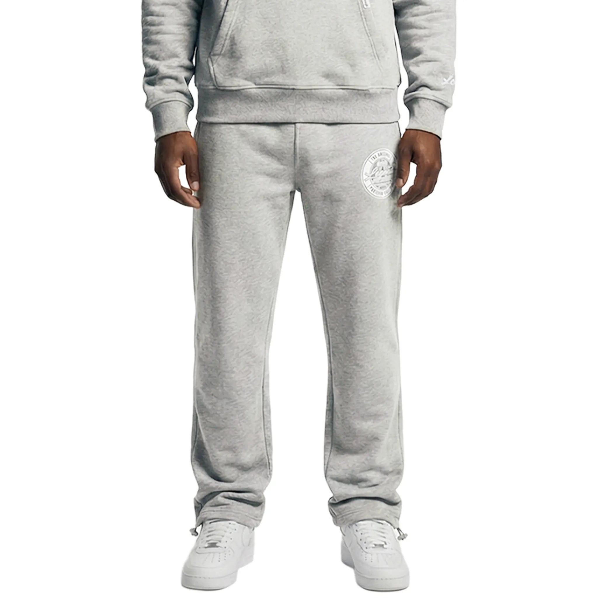 Front View of Légende Paris Og Grey Sweatpants LPPNT086